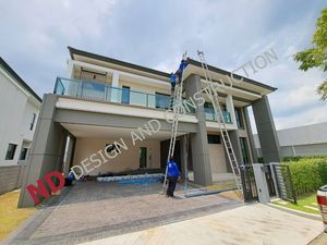 จำหน่าย ติดตั้ง รางน้ำฝนสำเร็จรูป Aqualine Lindab